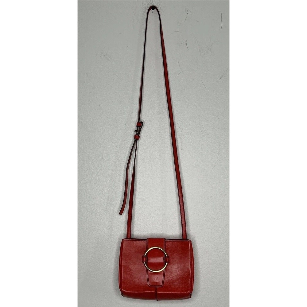 Hobo Women's ELAN Crossbody Bag Color Rio Red Statement Purse Going Out Handbag - Picture 2 of 6